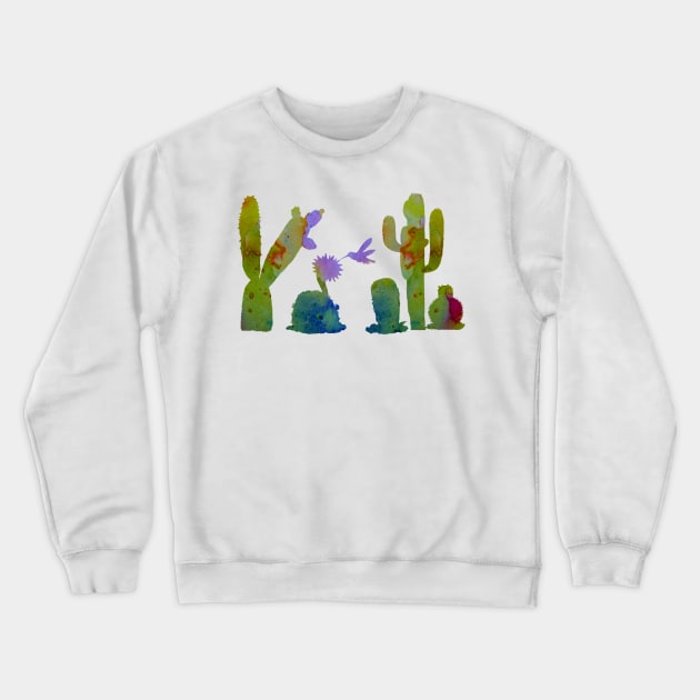 Cacti Crewneck Sweatshirt by TheJollyMarten